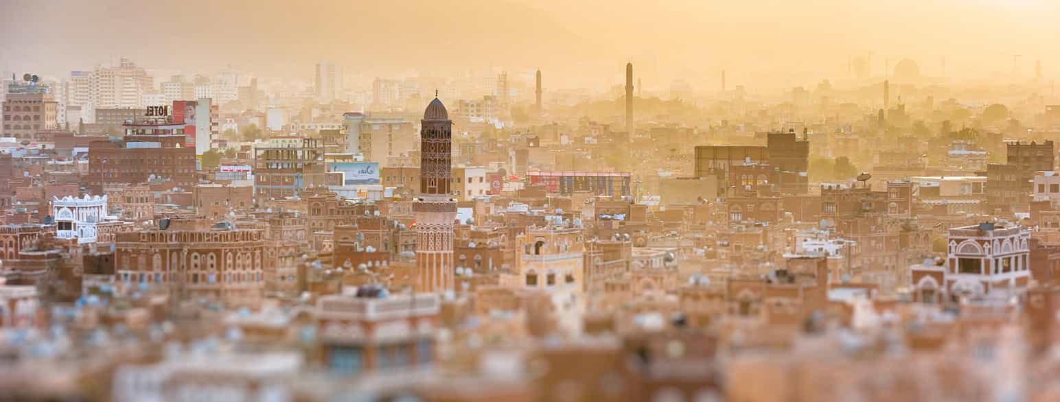 Sanaa, hovedstad i Jemen