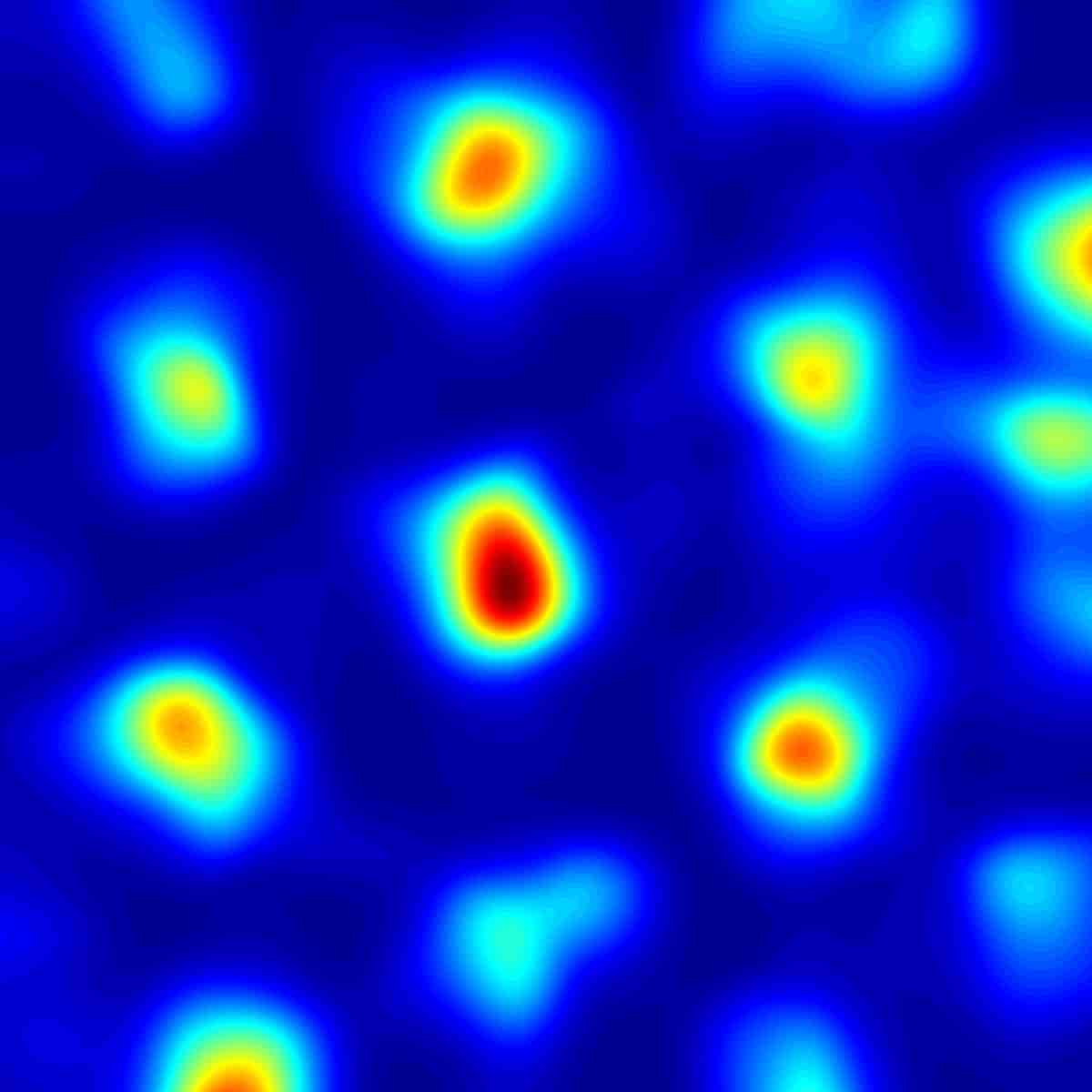 Visualisering av en gittercelles nevrale aktivitet