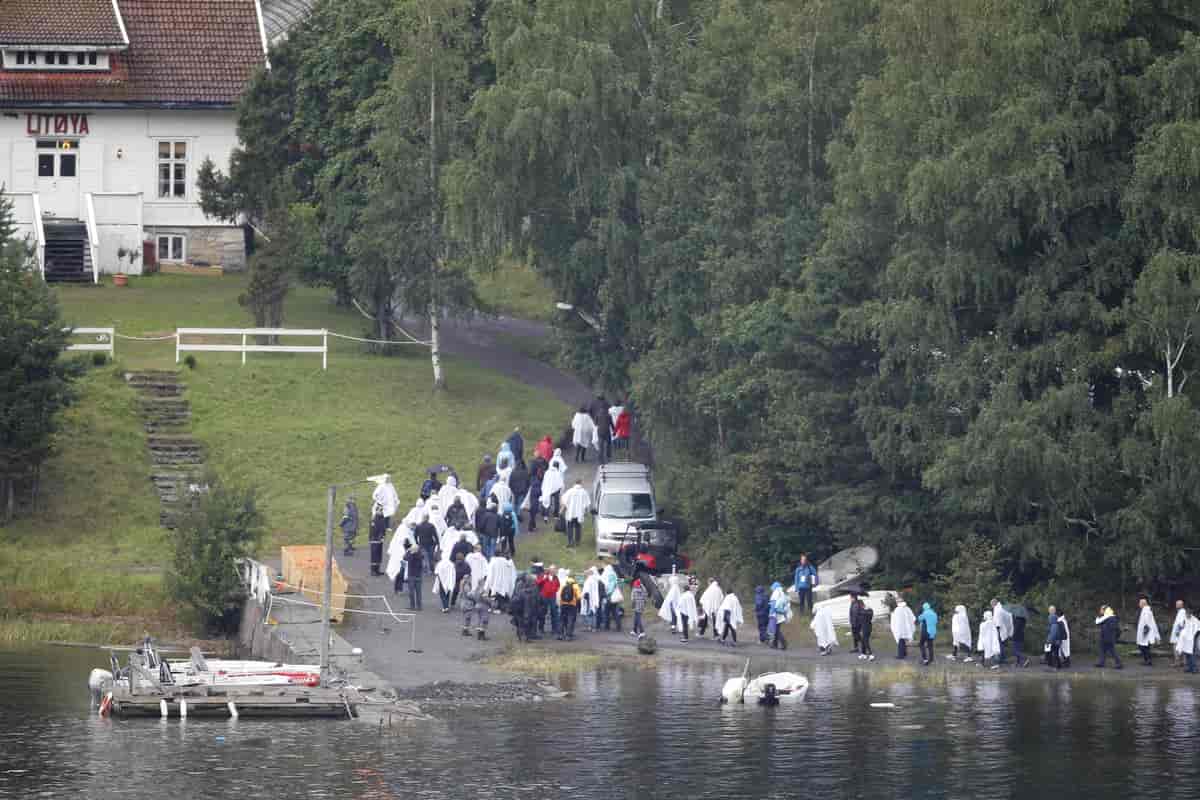Pårørende etter Utøya