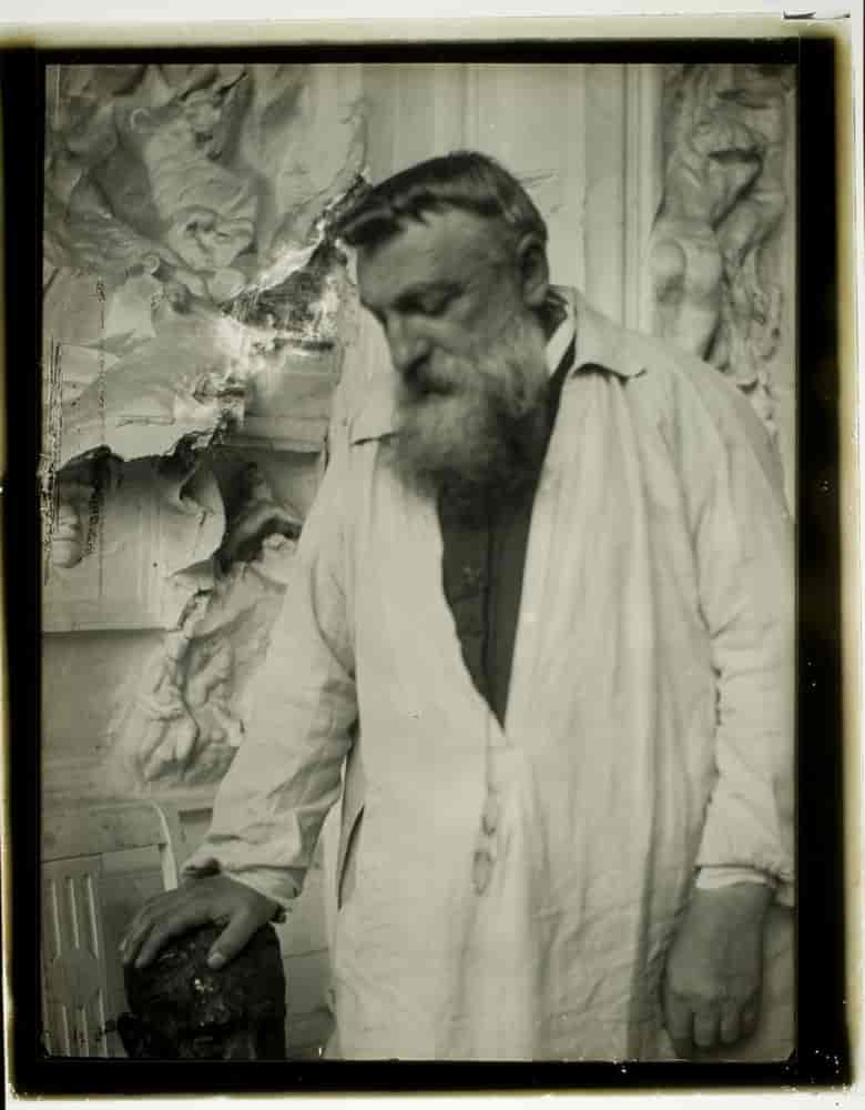 Billedhuggeren Auguste Rodin, cirka 1905.