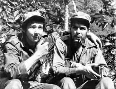 Raúl Castro og Che Guevara