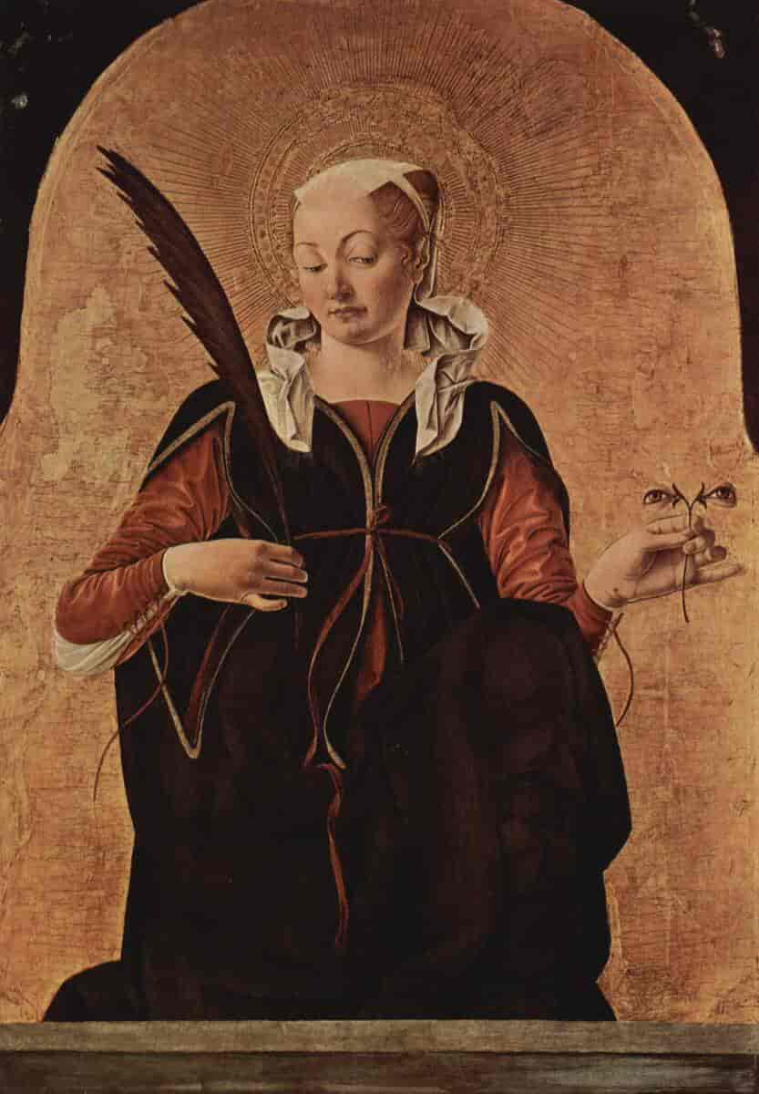 «Sankta Lucia» (1473). National Gallery of Art