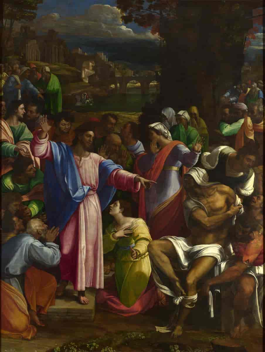 Kristus vekker til live Lasarus, 1517–1519