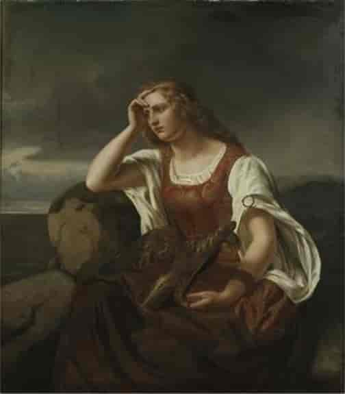 Ingeborg ved havet, 1845.