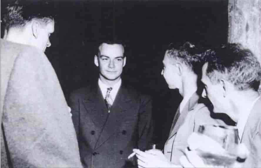 Richard Feynman og Robert Oppenheimer