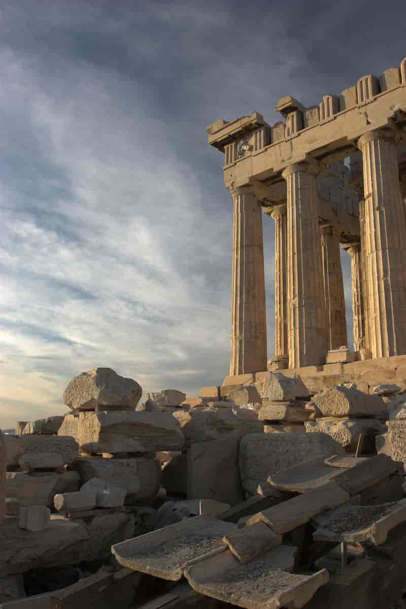 Parthenon sett fra sør