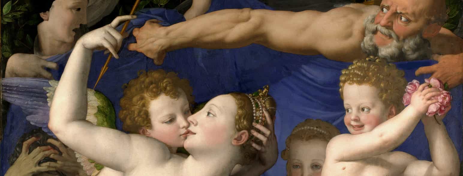 Allegori med Venus og Amor (utsnitt)