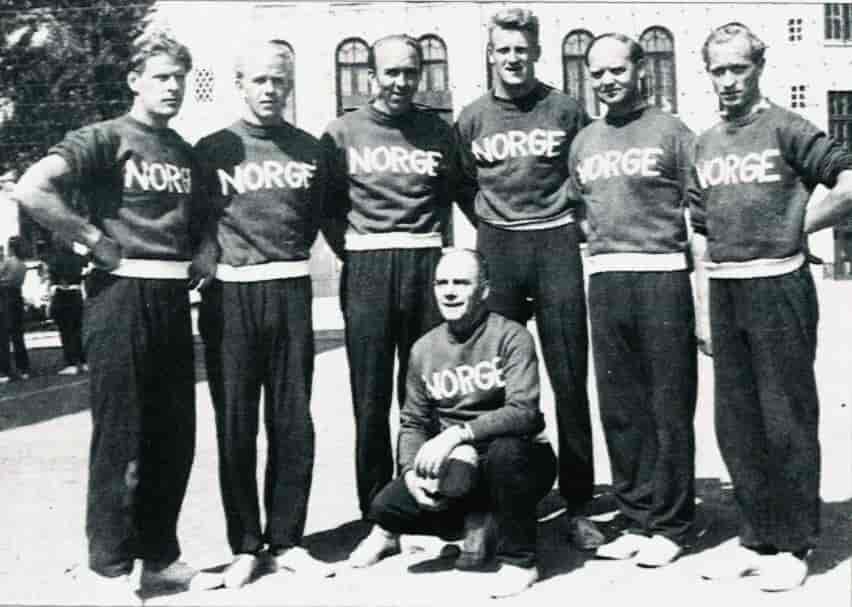 Det første landslaget for herrar i 1953