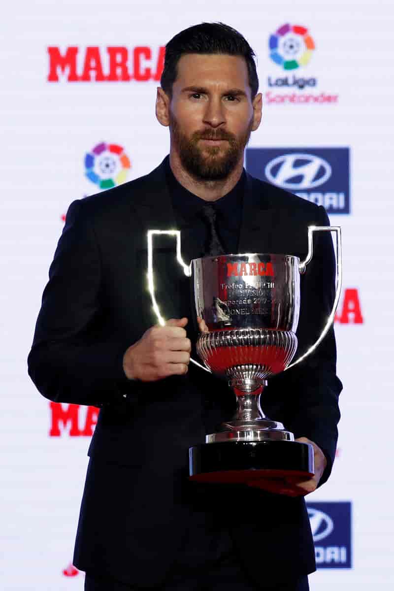 Lionel Messi med Pichichi-prisen