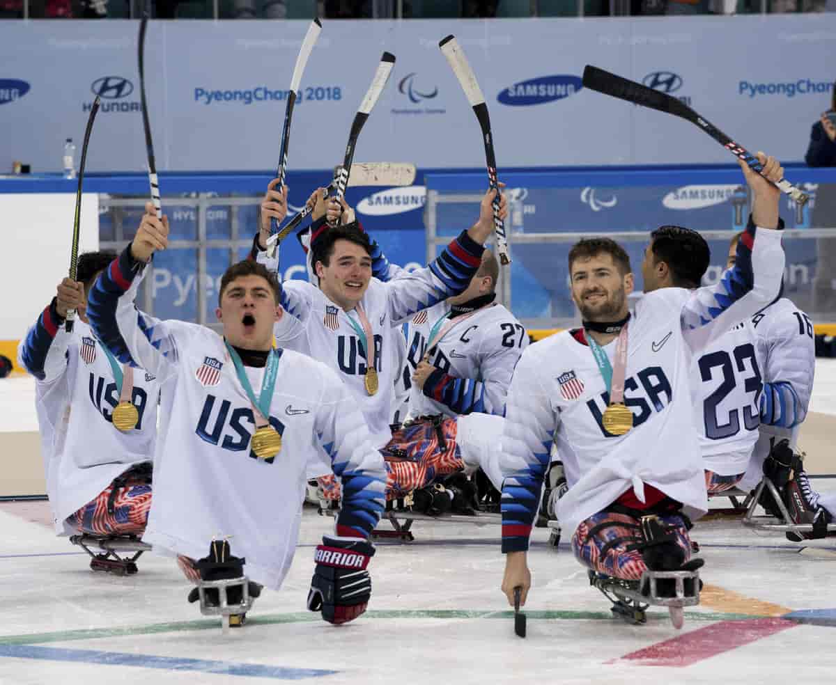 USAs ishockeylag, Paralympics 2018