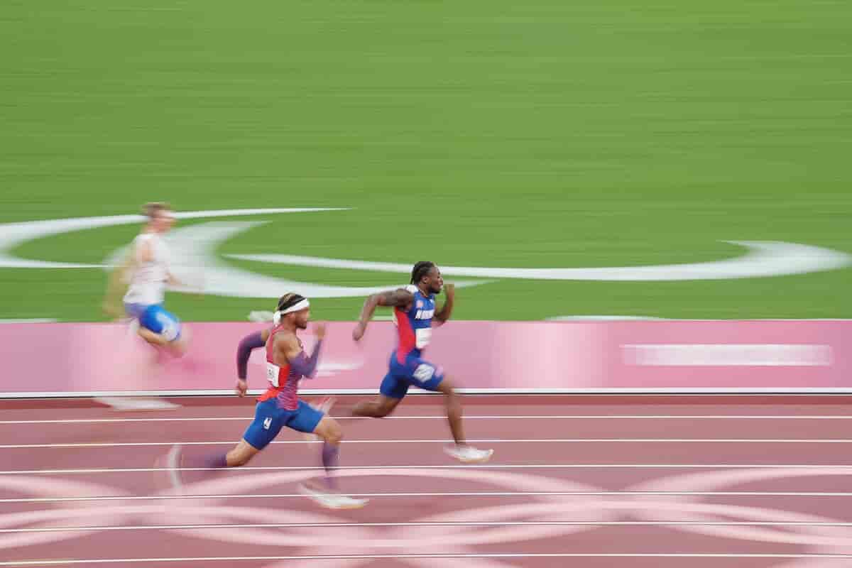 100 meter sprint for synshemmede, Tokyo 2020