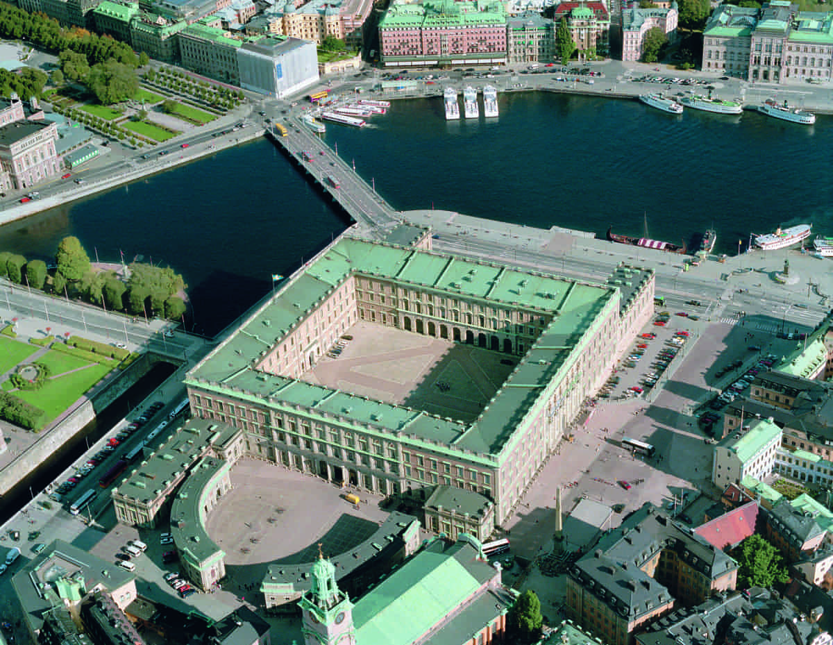 Flyfoto Stockholms slott