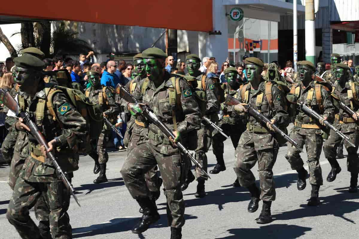 Militærparade i Brasil
