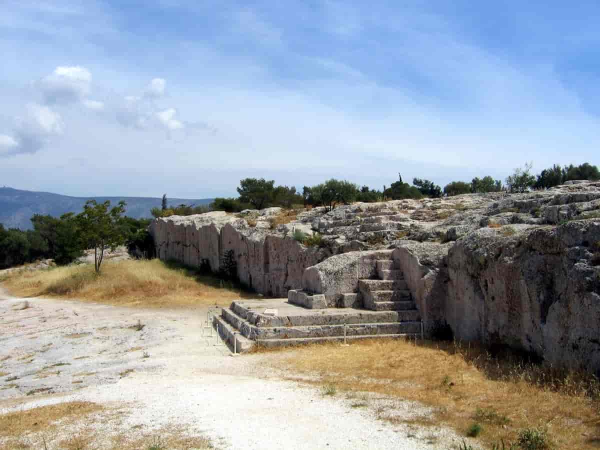 Taletribunen (bema) på Pnyx, Athens ekklesiasterion