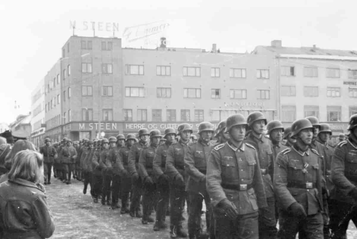 Tyske soldater på Hamar