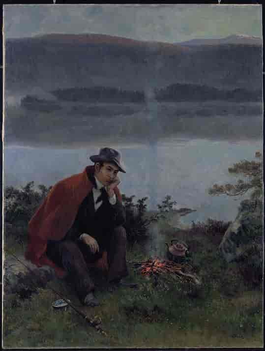«Jørgen Moe på fisketur» (1897)