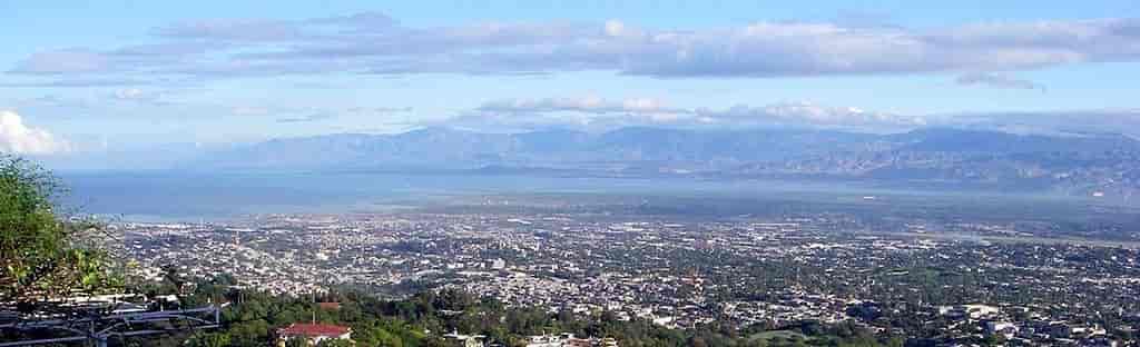 Utsiktsbilde over Port-au-Prince