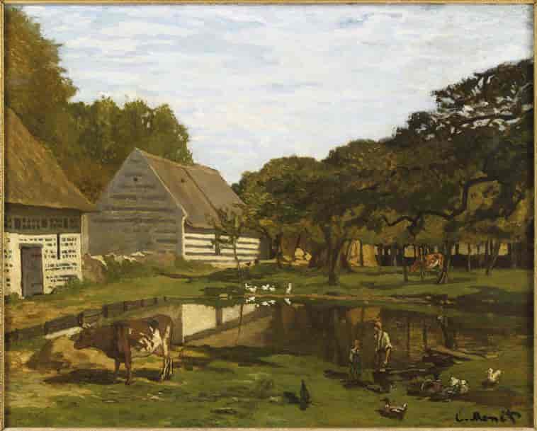 Gårdsbruk i Normandie, 1863