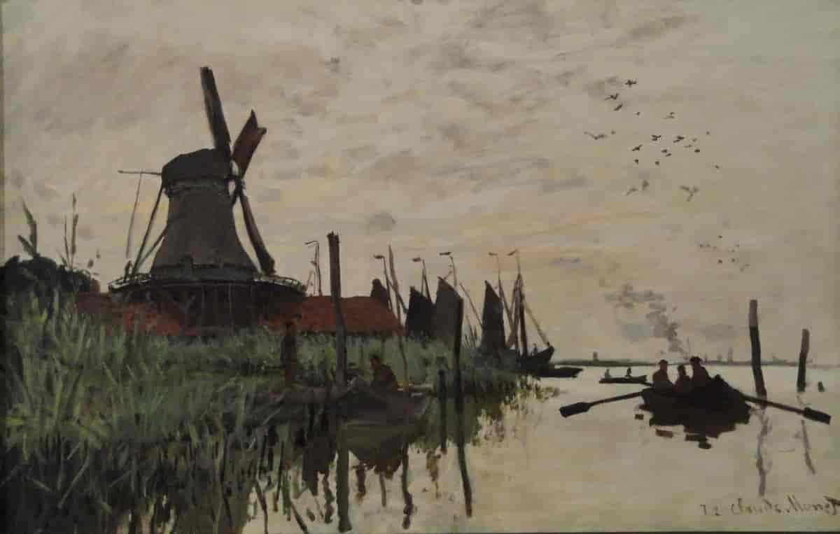 Vindmølle i Zaandam, 1871