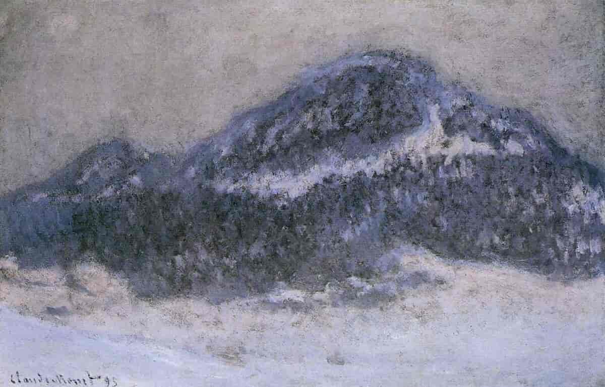 Kolsåstoppen i tåkevær, 1895