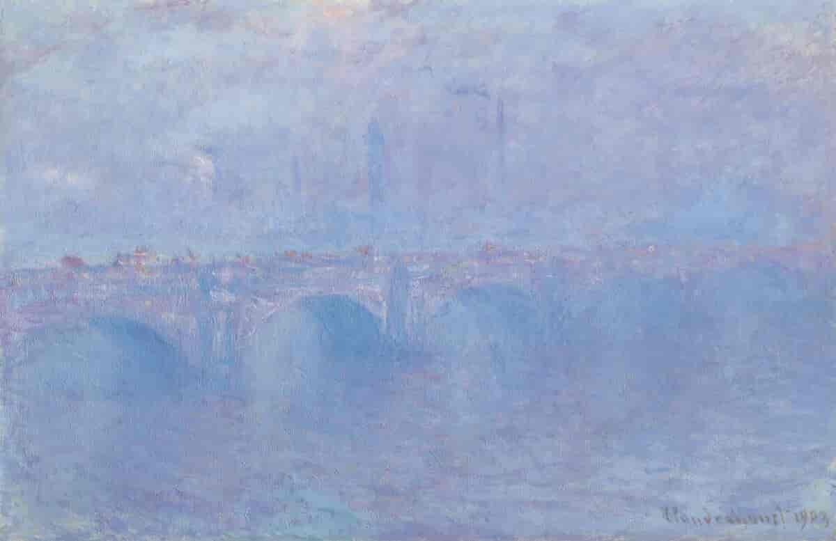 Waterloo Bridge, tåkeeffekt, 1899–1903