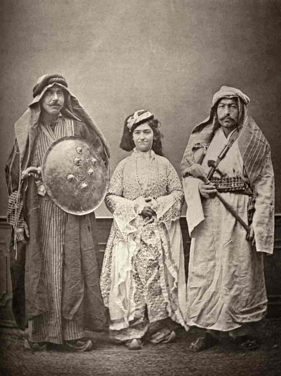 irakiske folkedrakter (1873)