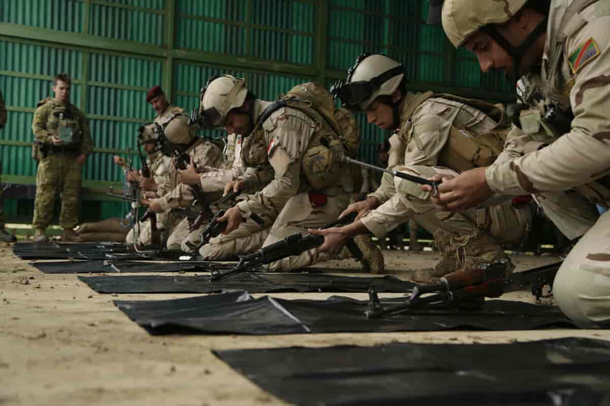 trening av irakiske styrker