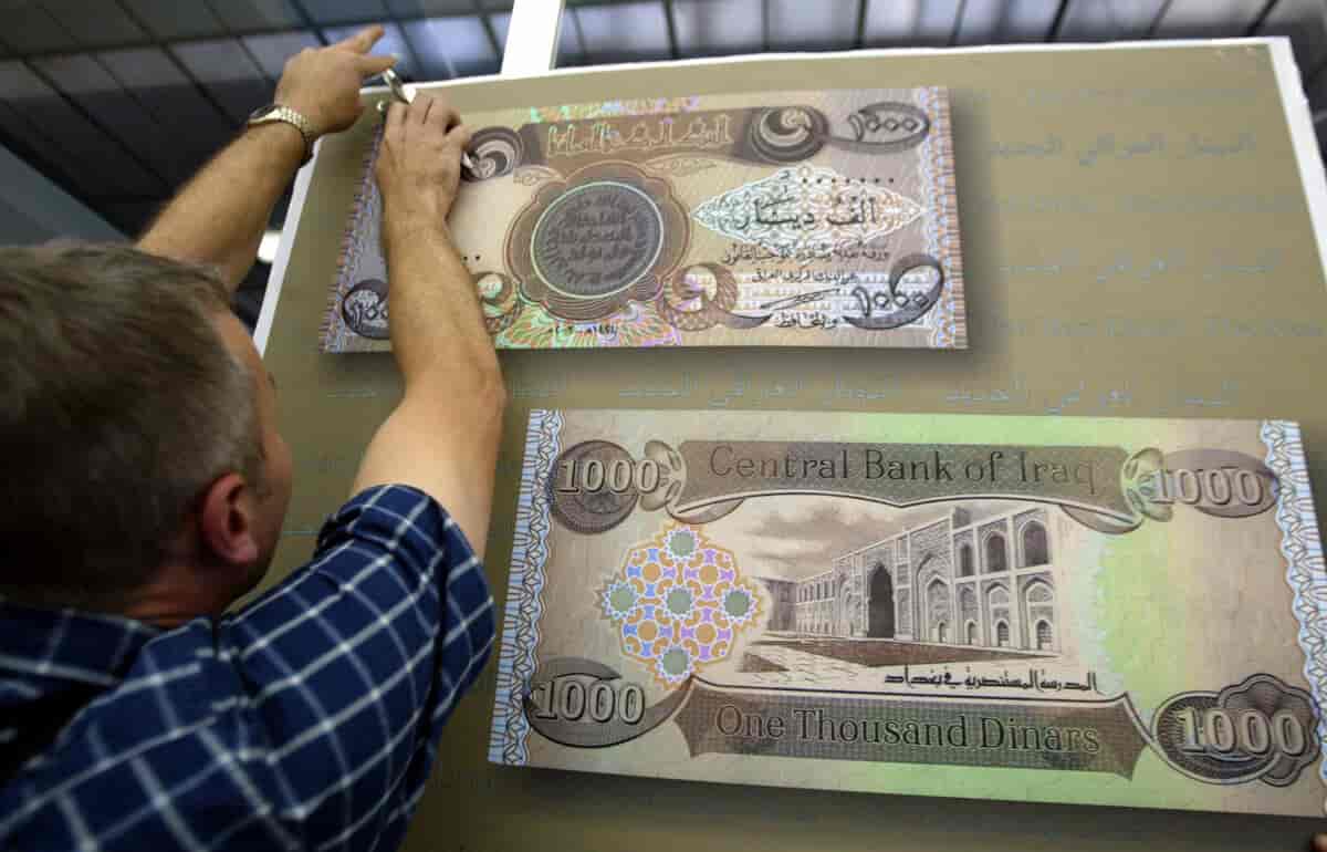 irakiske dinarsedler