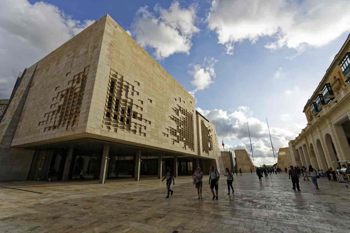 Parlamentsbygningen i Valletta