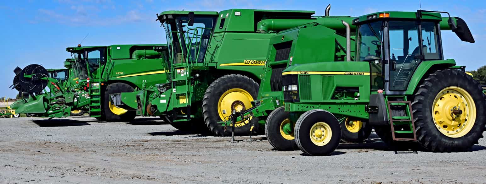 Landbruksmaskiner og traktorer fra John Deere