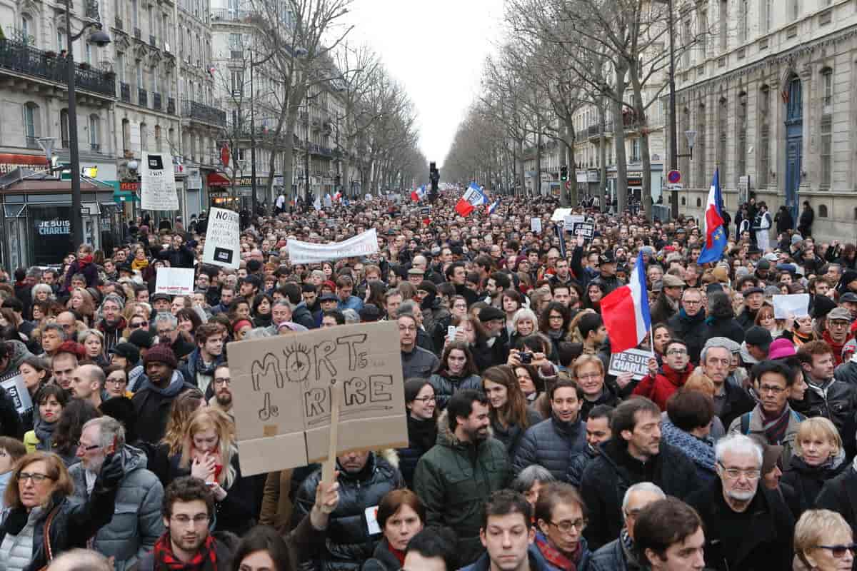 Demonstrasjon i Paris