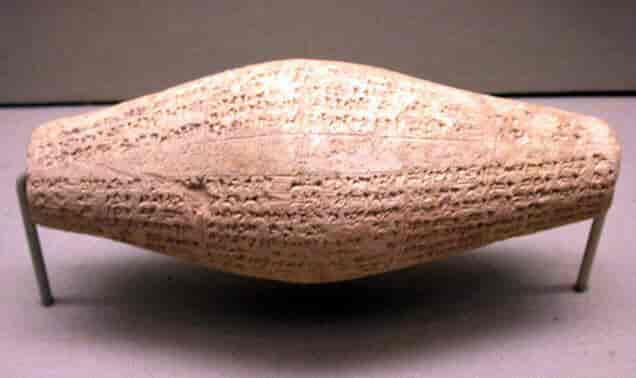 Kileskriftsylinder fra Sippar cirka 604–562 fvt.