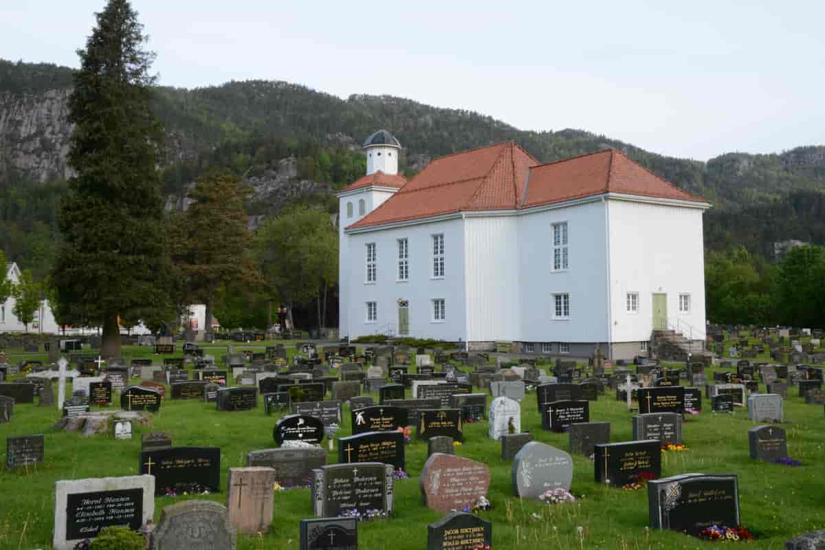 Kvinesdal kyrkje.