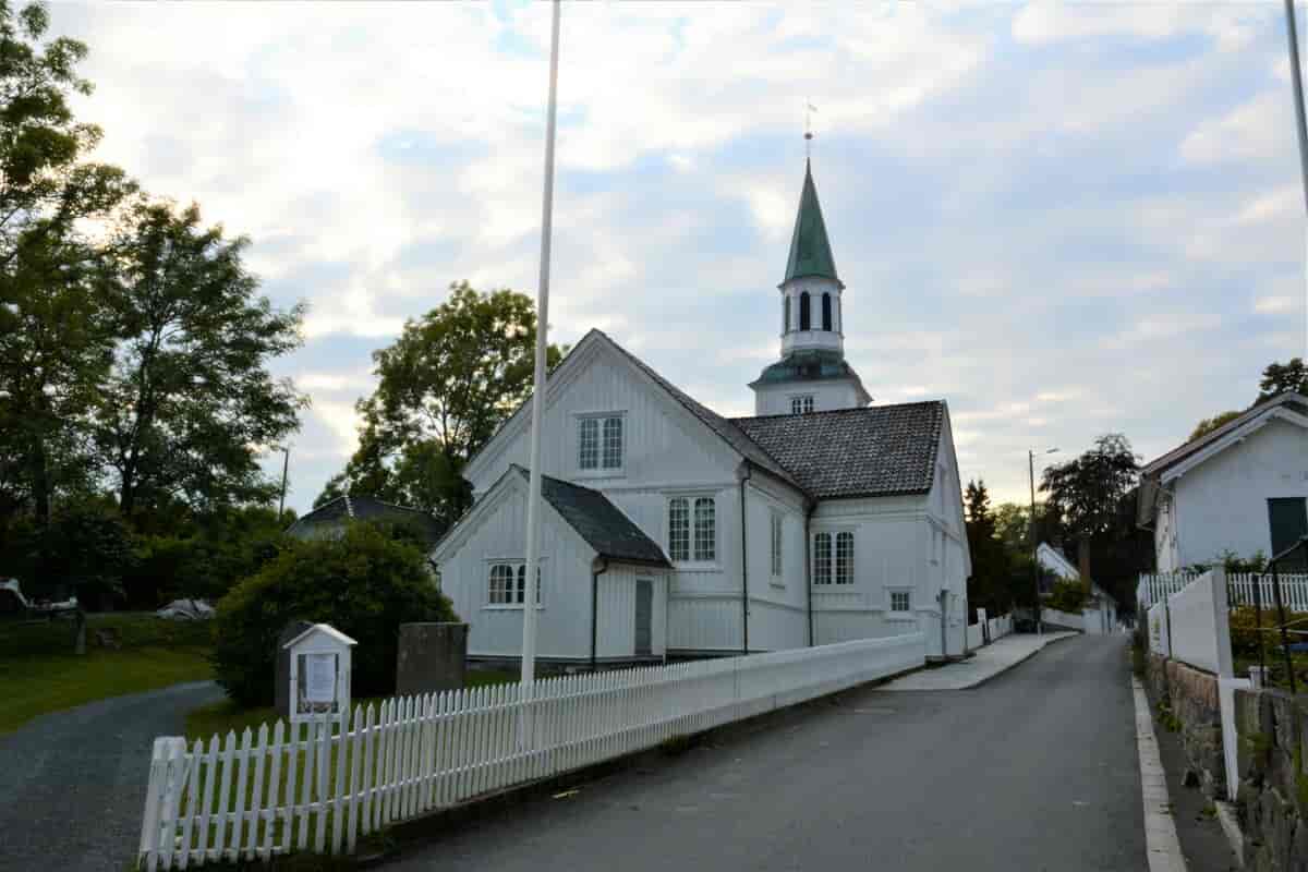 Risør kirke, også kalt Den hellige ånds kirke.