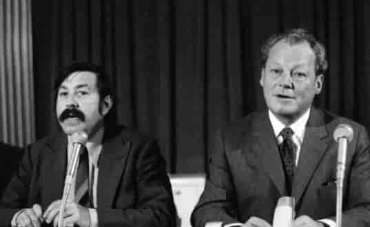 Günter Grass og Willy Brandt 1972