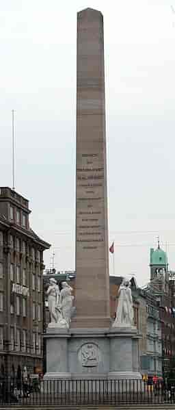 Frihetsstøtten i København som feiret opphevelsen av Stavnsbåndet, ble reist i 1797.