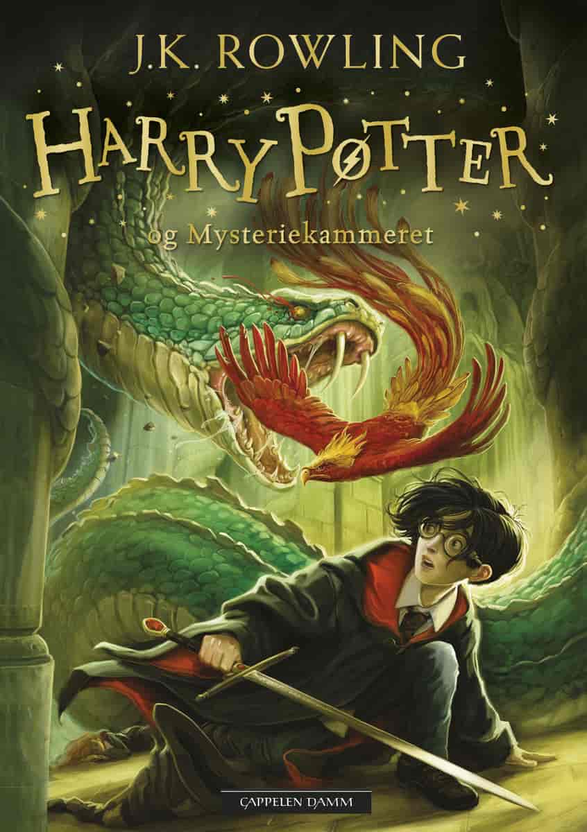Bokomslag « Harry Potter og Mysteriekammeret » 2016
