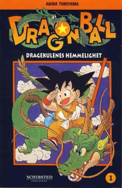 Den første utgaven av «Dragon Ball» på norsk, utgitt av Schibsted i 2004.