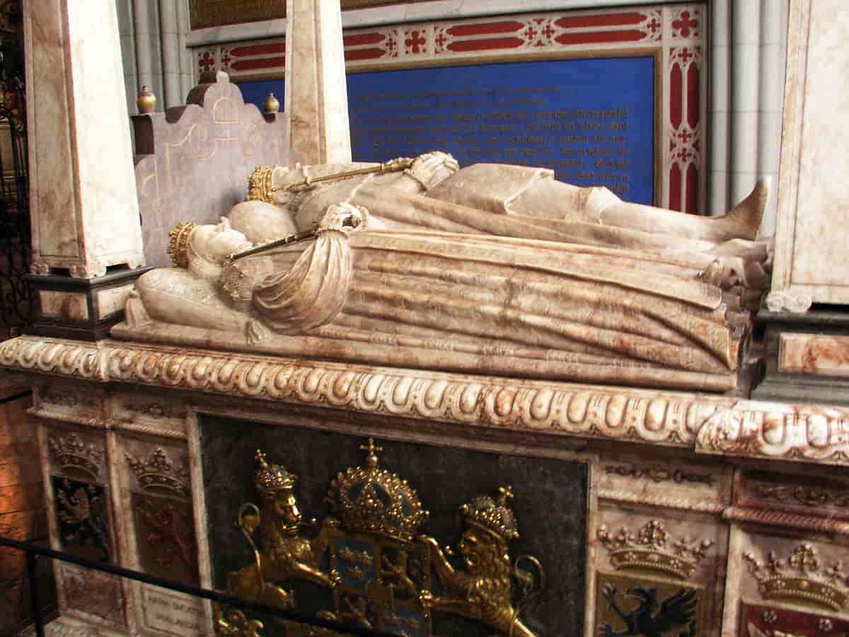 Gravstaden til Gustav Vasa og to av konene hans