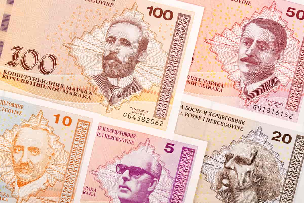 pengesedler fra Bosnia-Hercegovina