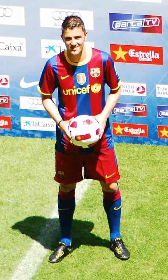 David Villa presenteres som ny Barcelona-spiller