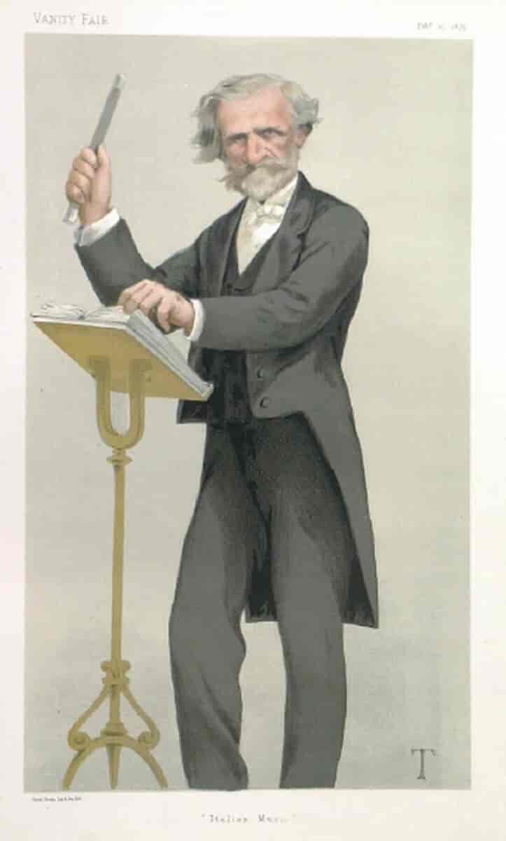Karikatur av Verdi, 1859