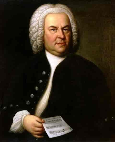 Johann Sebastian Bach. Maleri fra 1746. 