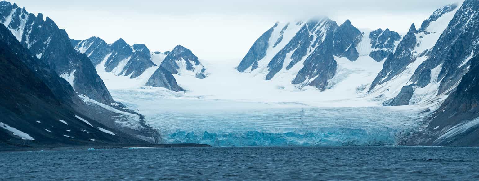 De største breene i Norge finnes på Svalbard