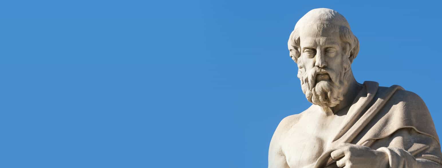 Statue av Platon
