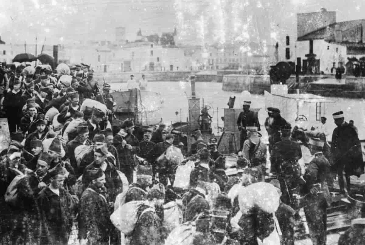 Straffefanger på vei til Fransk Guyana (1933)