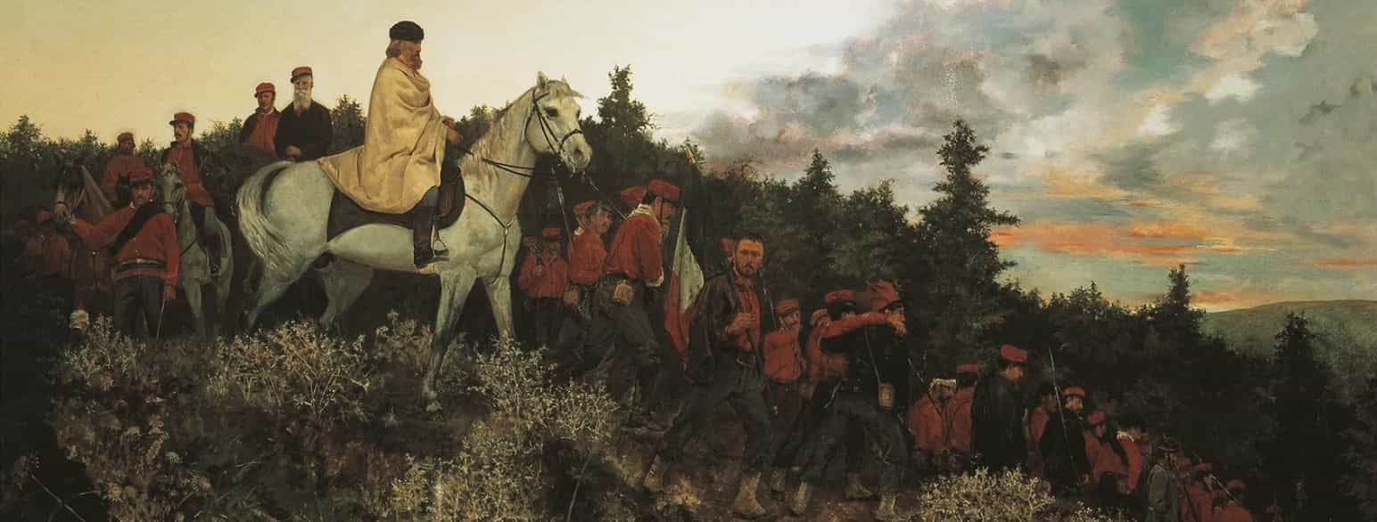Garibaldi og rødskjortene ved Mentana, 3. november 1867
