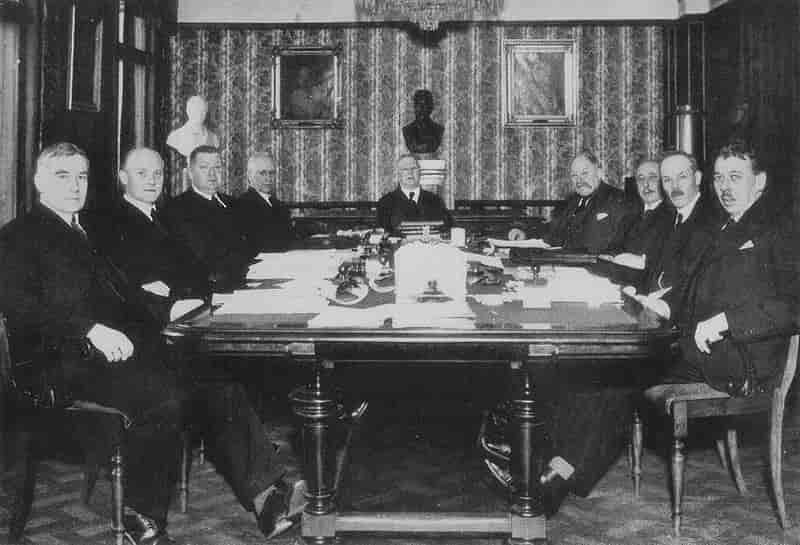 Mowinckel's tredje regjering, 1933.