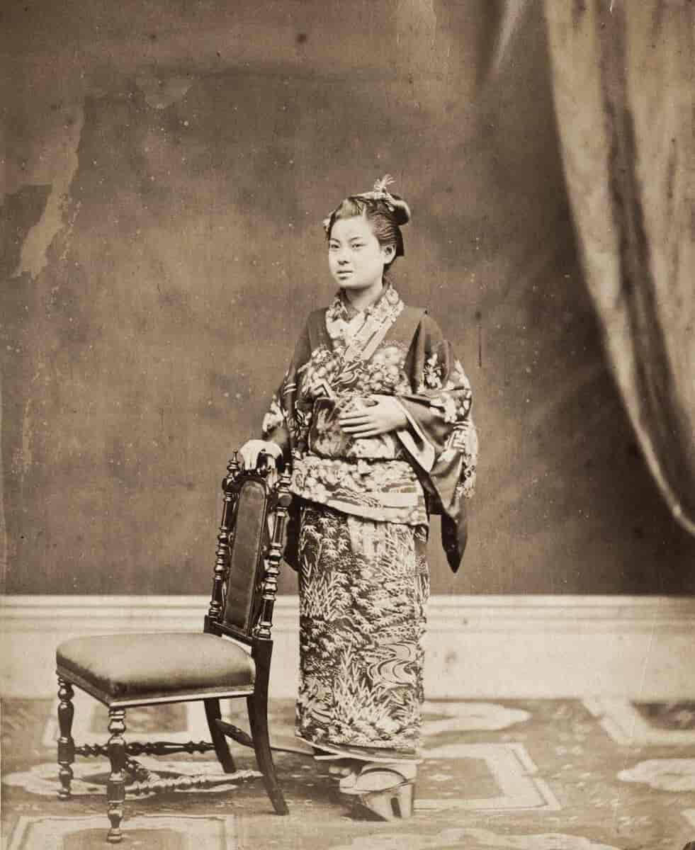 Japansk kvinne, ukjent dato.