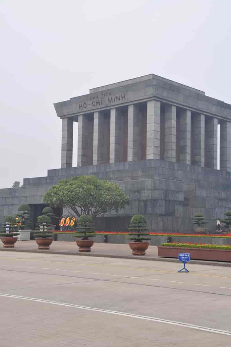 Mausoleum med Ho Chi Minh